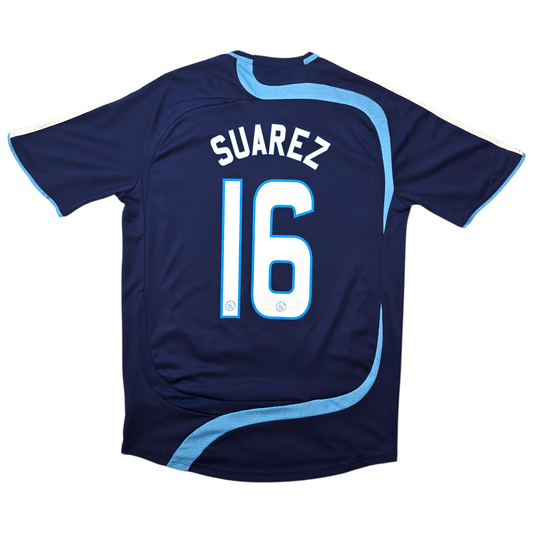 2007/08 Ajax Away Football Shirt (S) Adidas #16 Suarez