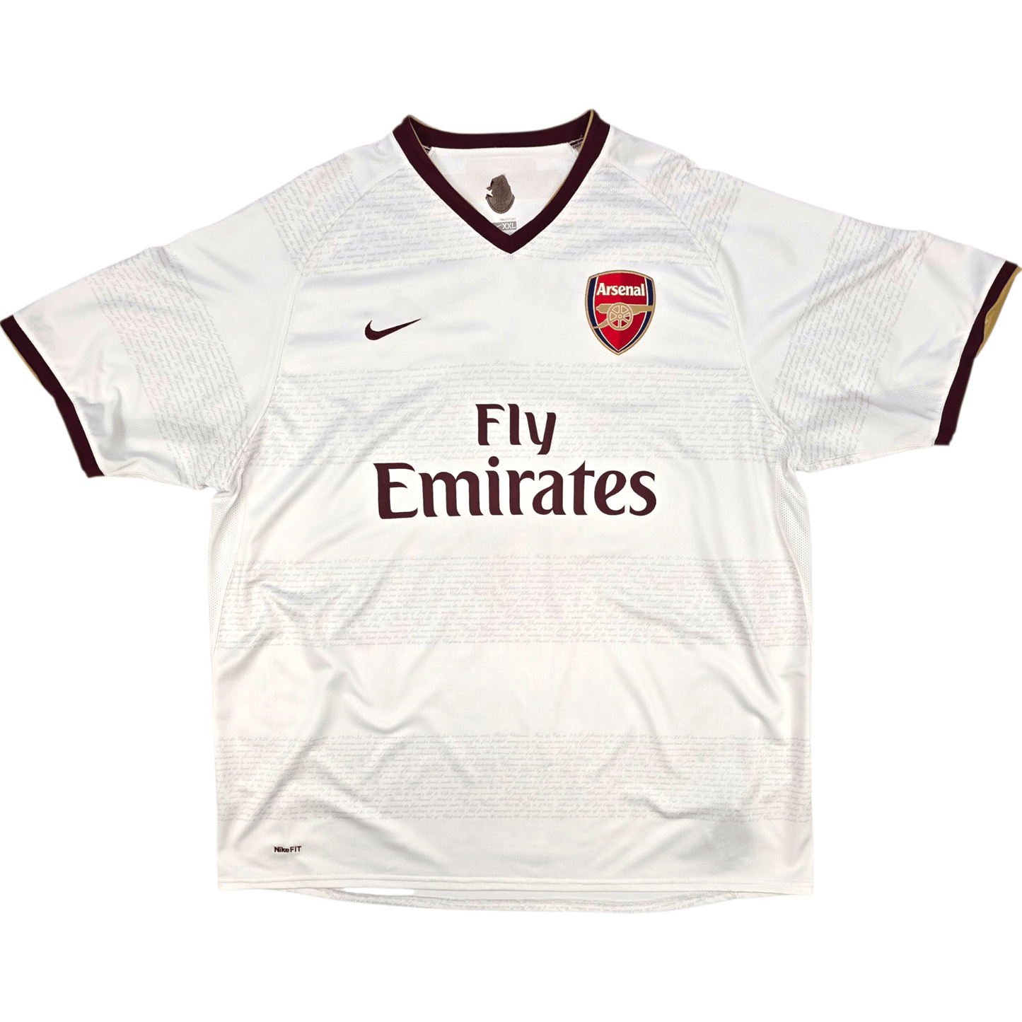 2007/08 Arsenal Away Football Shirt (2XL) Nike #4 Fabregas