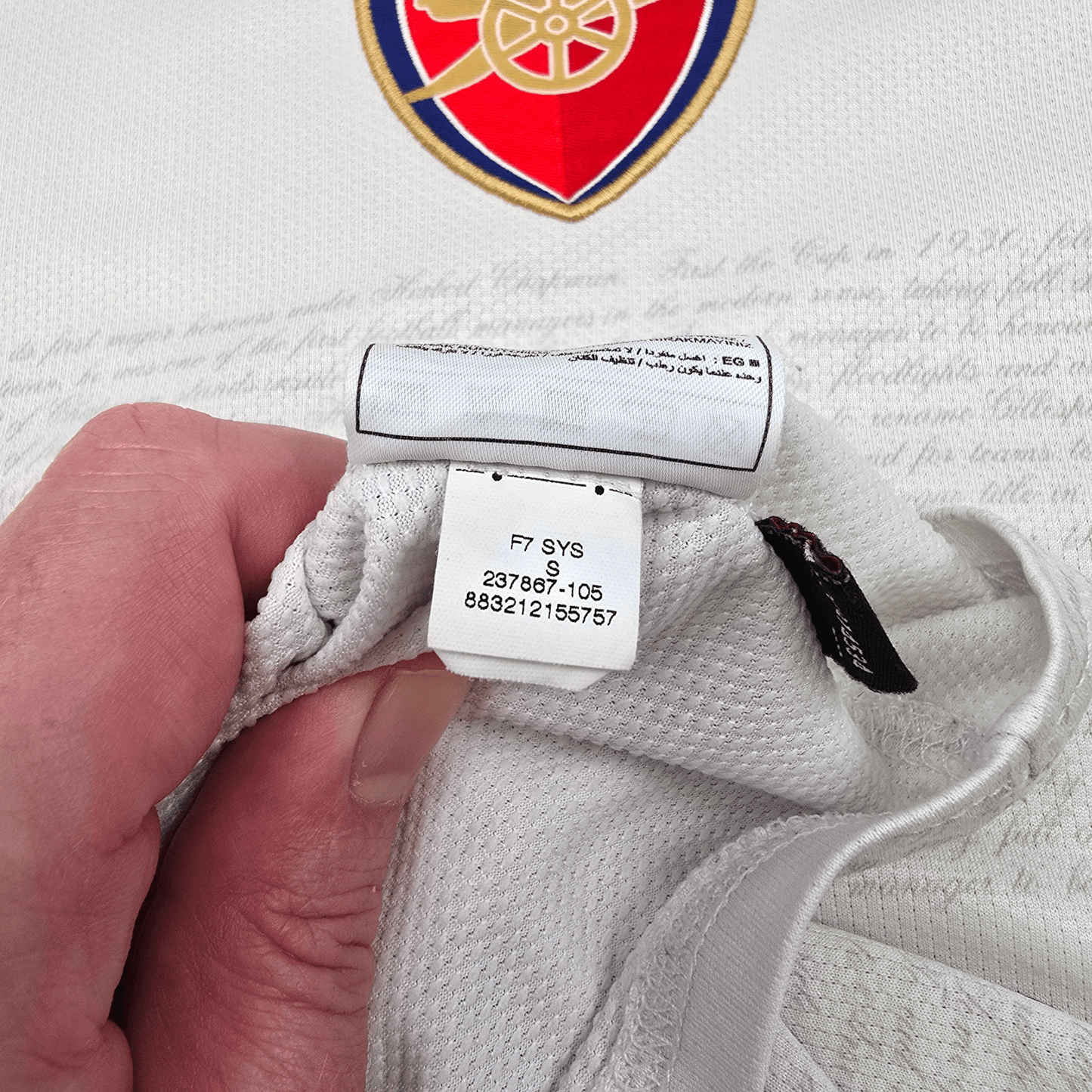 2007/08 Arsenal Away Football Shirt (S) Nike #11 v.Persie