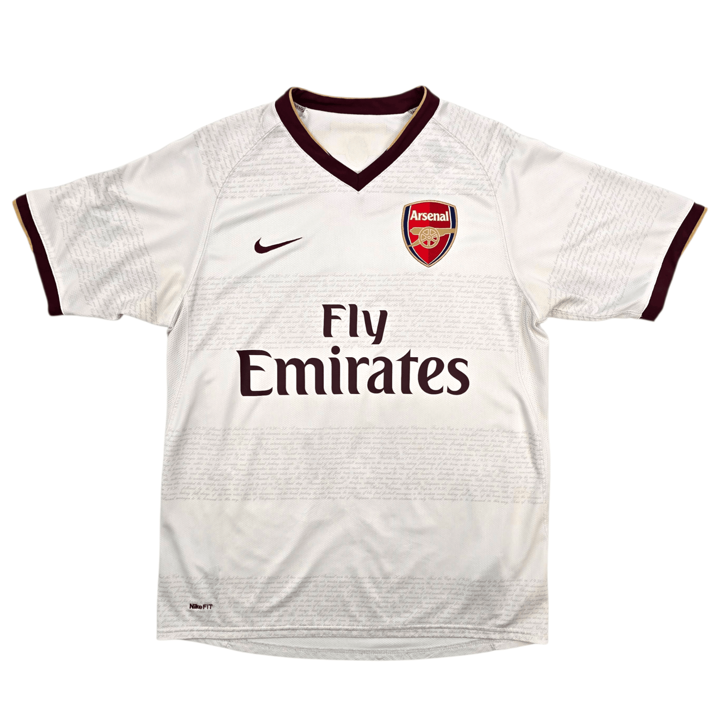 2007/08 Arsenal Away Football Shirt (S) Nike #11 v.Persie
