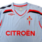 2007/08 Celta Vigo Home Football Shirt (L) Umbro #17 D.Costa