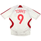 2007/08 Liverpool Away Football Shirt (M) Adidas #9 Torres