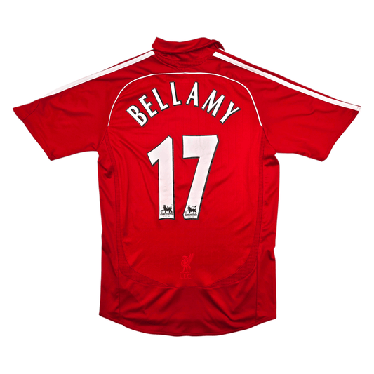 2007/08 Liverpool Home Football Shirt (S) Adidas #17 Bellamy