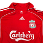 2007/08 Liverpool Home Football Shirt (S) Adidas #17 Bellamy