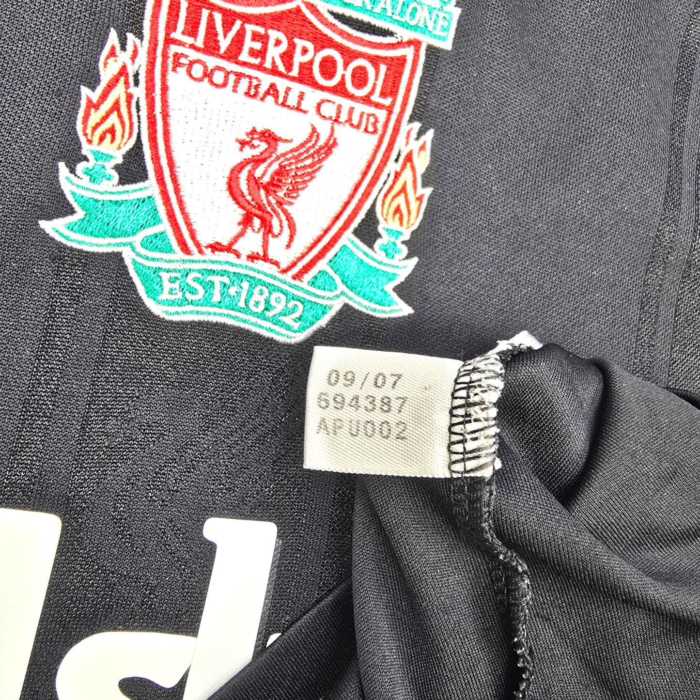 2007/08 Liverpool Third Football Shirt (L) Adidas #9 Torres