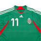 2007/08 Mexico Home Football Shirt (M) Adidas #11 C.Vela