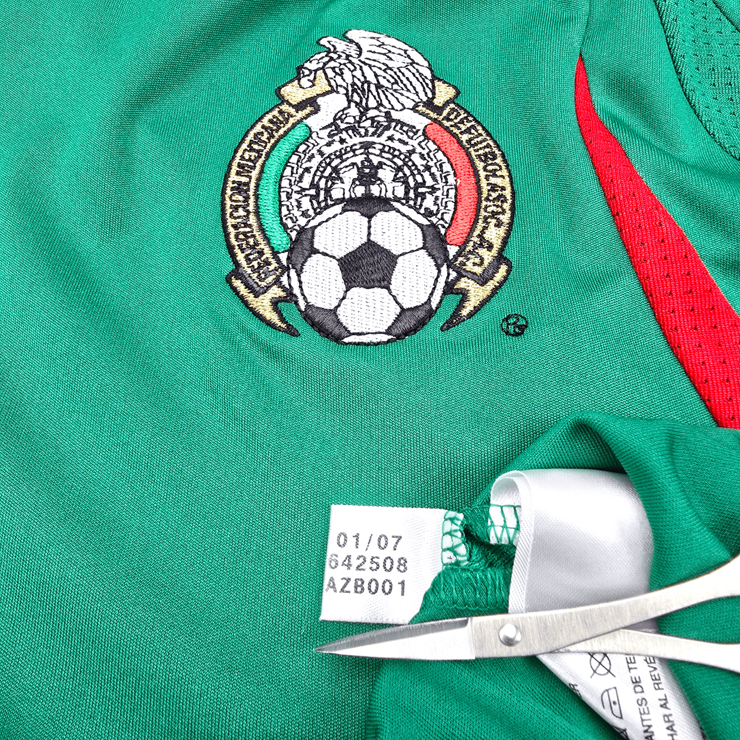 2007/08 Mexico Home Football Shirt (M) Adidas