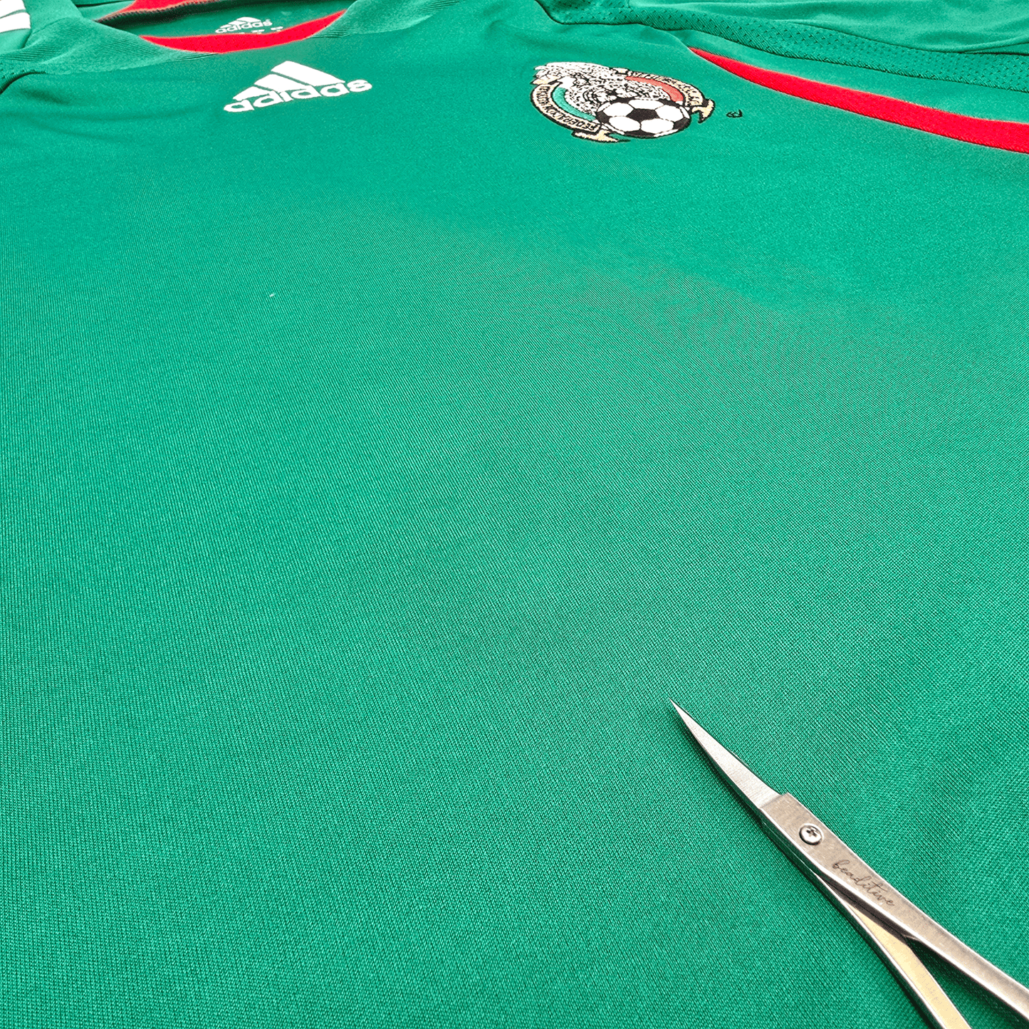 2007/08 Mexico Home Football Shirt (M) Adidas