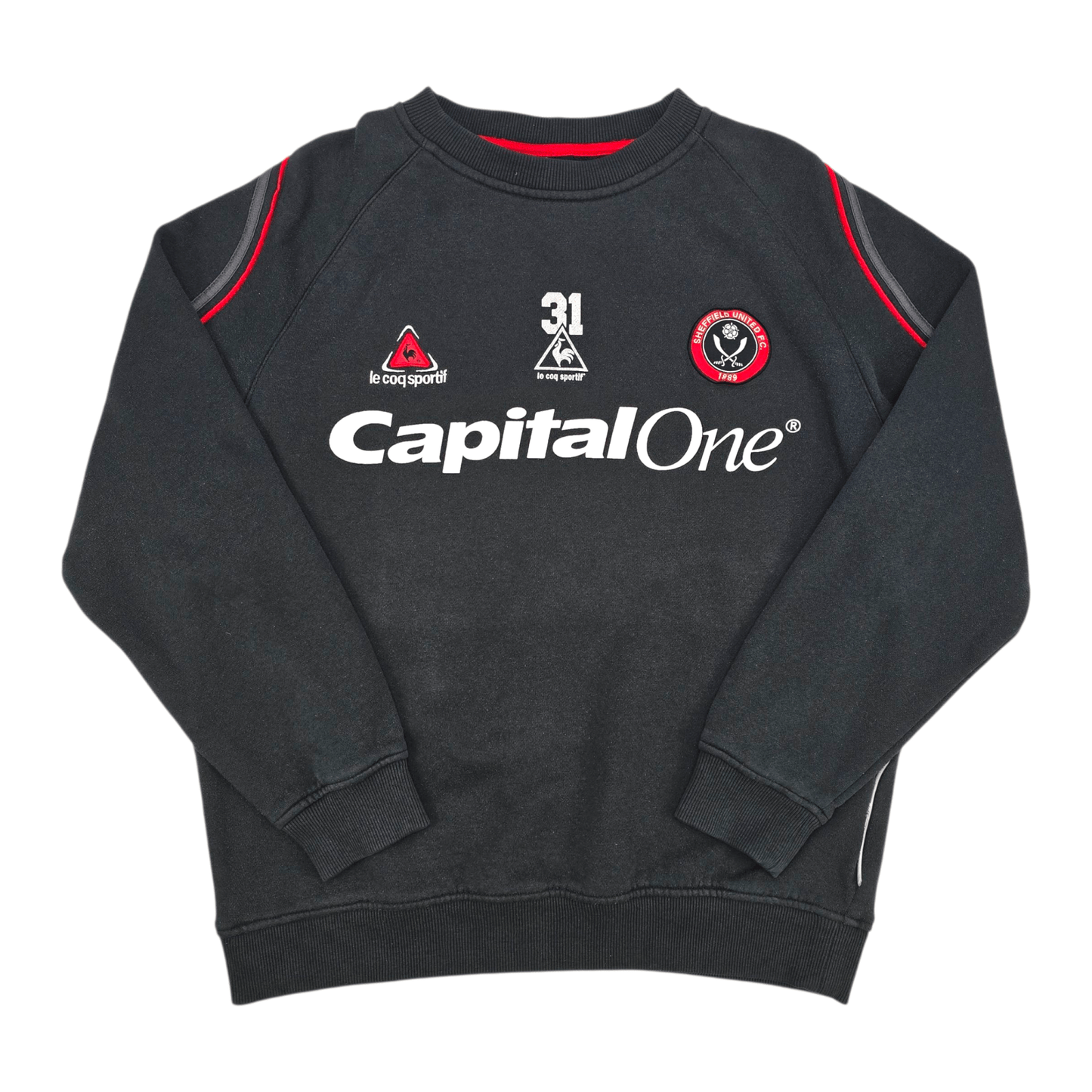 2007/08 Sheffield United Training Top (L) Le Coq Sportif #31 (Nicky Laws) Player Issue