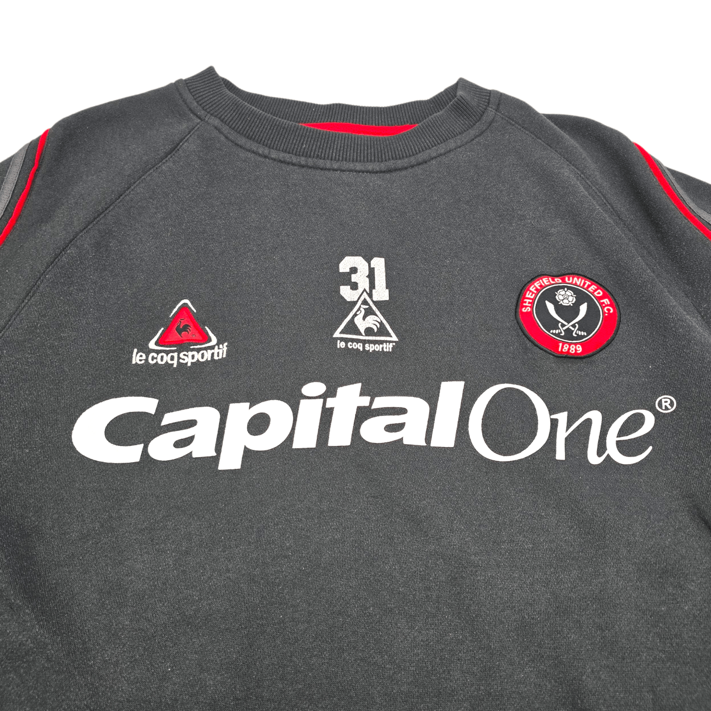 2007/08 Sheffield United Training Top (L) Le Coq Sportif #31 (Nicky Laws) Player Issue