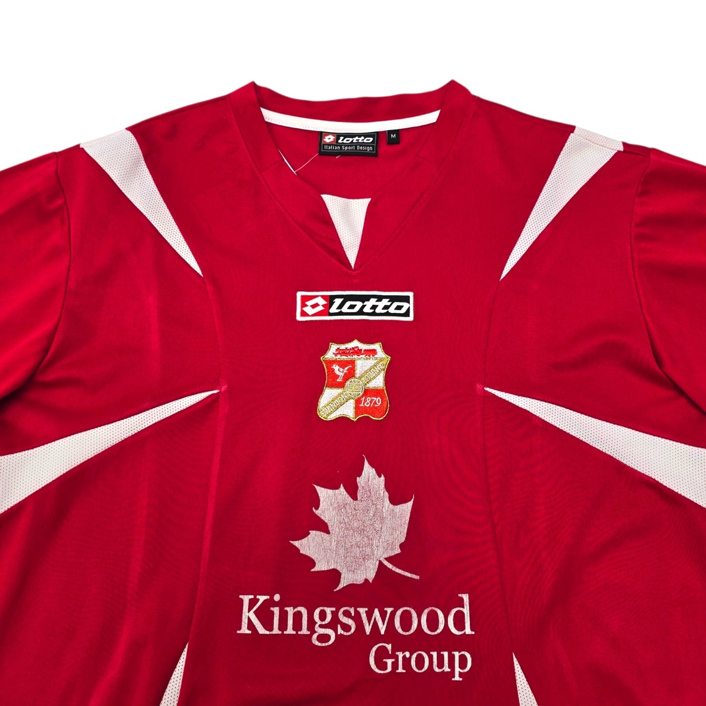2007/08 Swindon Town Home Football Shirt (M) Lotto