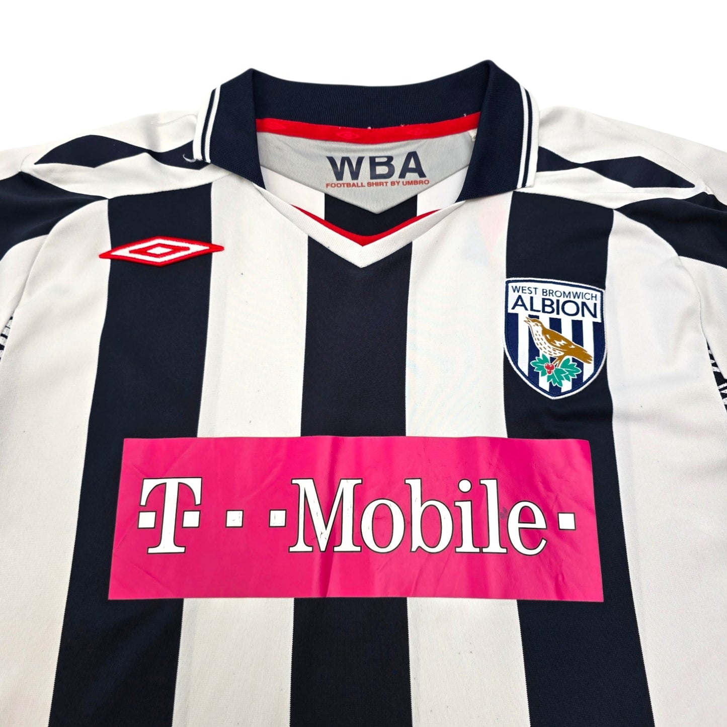 2007/08 West Bromwich Albion Home Football Shirt (L) Umbro #21 Phillips