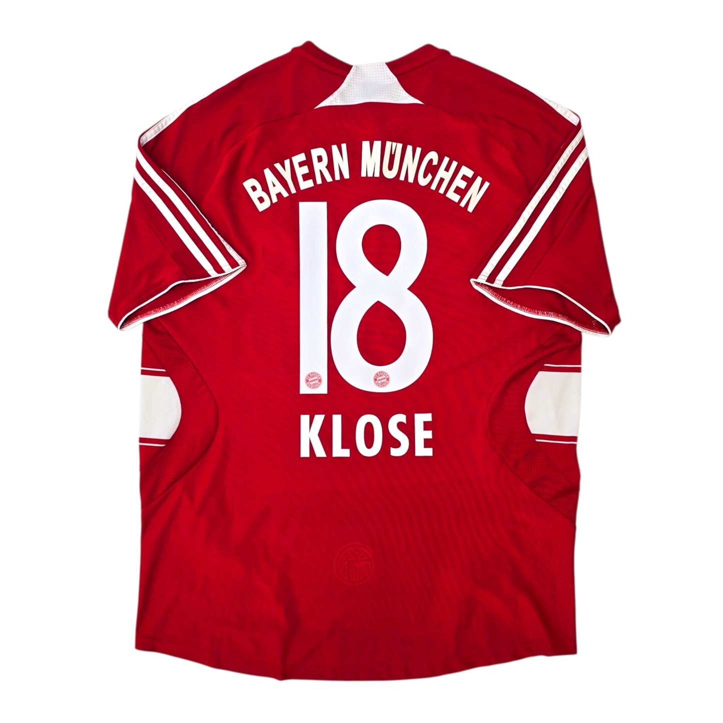 2007/09 Bayern Munich Home Football Shirt (L) Adidas #18 Klose