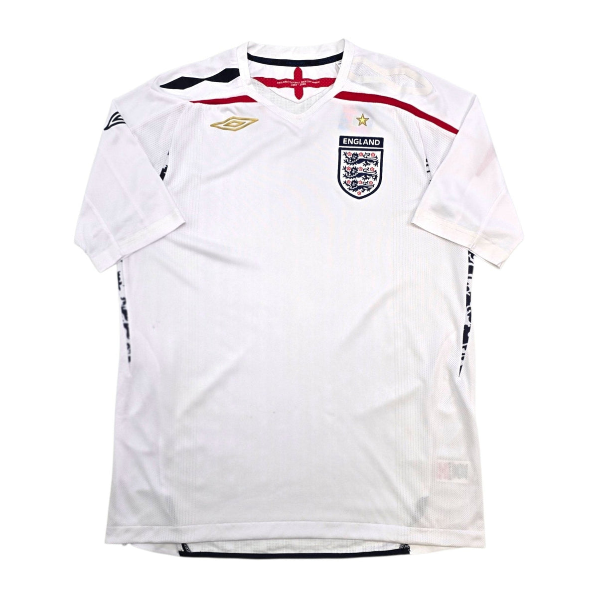 2007/09 England Home Football Shirt (L) Umbro