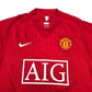 2007/09 Manchester United Home Football Shirt (M) Nike