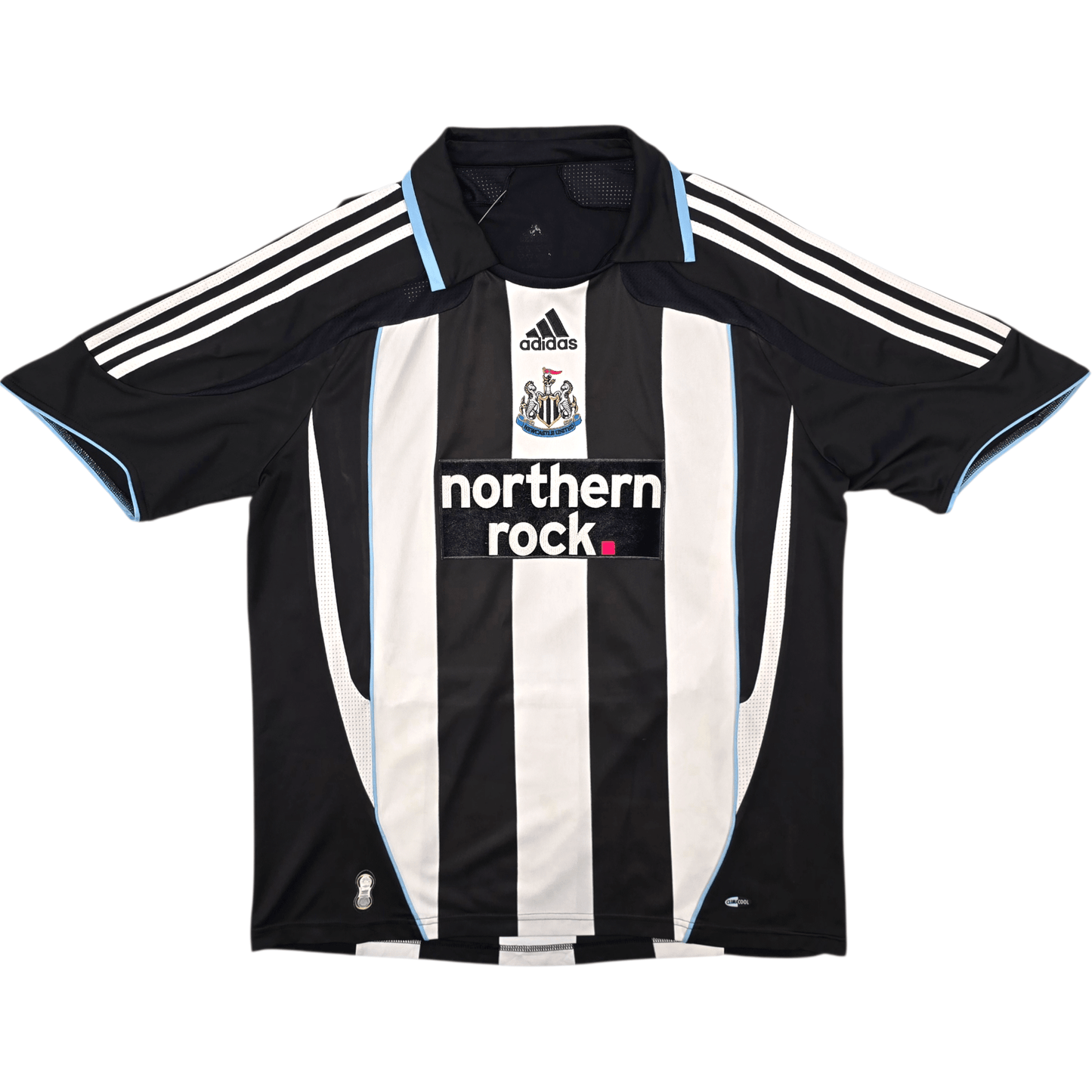 2007/09 Newcastle United Home Football Shirt (L) Adidas #16 Milner