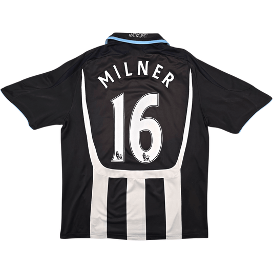 2007/09 Newcastle United Home Football Shirt (L) Adidas #16 Milner
