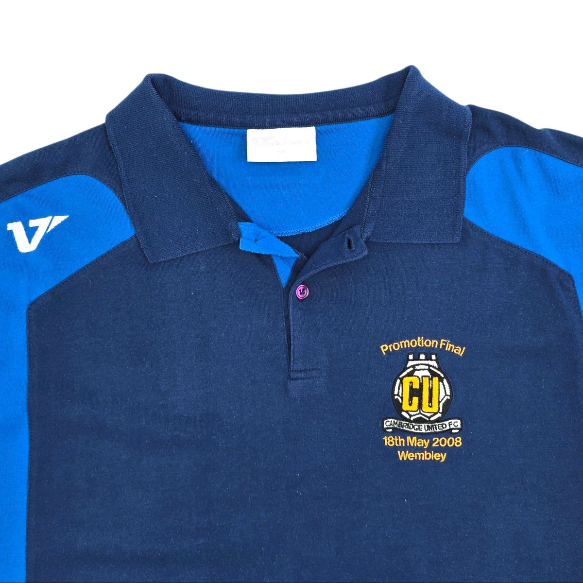 2008/09 Cambridge United Polo Shirt (2XL) Vandanel (Promotion Final | Wembley)