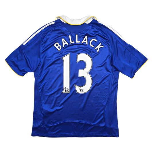 2008/09 Chelsea Home Football Shirt (L) Adidas #13 Ballack