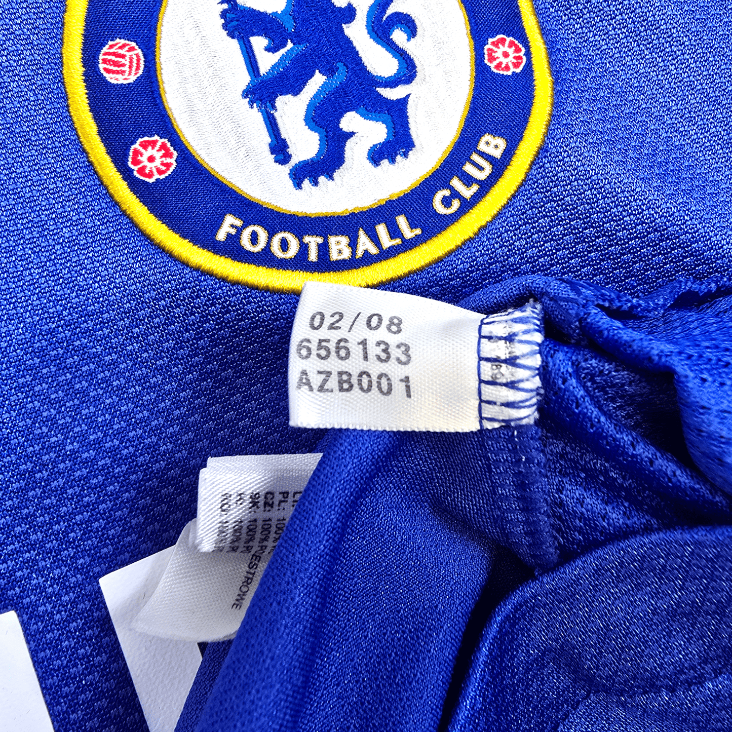 2008/09 Chelsea Home Football Shirt (L) Adidas #13 Ballack