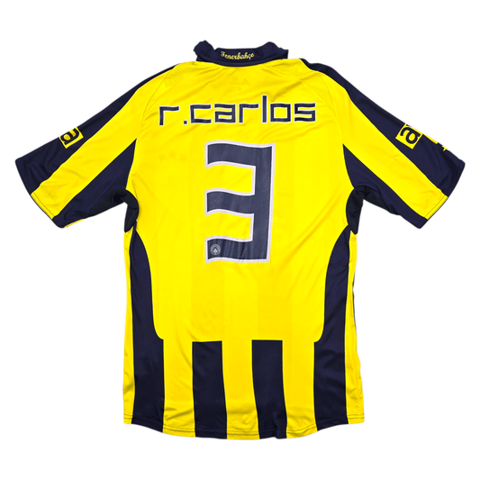 2008/09 Fenerbahce Home Football Shirt (M) Adidas #3 Carlos