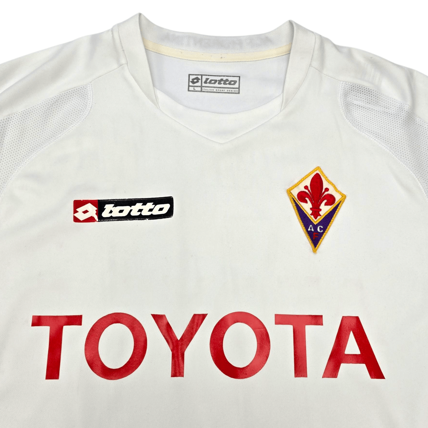 2008/09 Fiorentina Away Football Shirt (L) Lotto #11 Gilardino