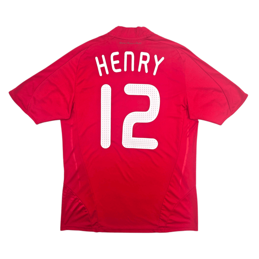 2008/09 France Away Football Shirt (M) Adidas #12 Henry