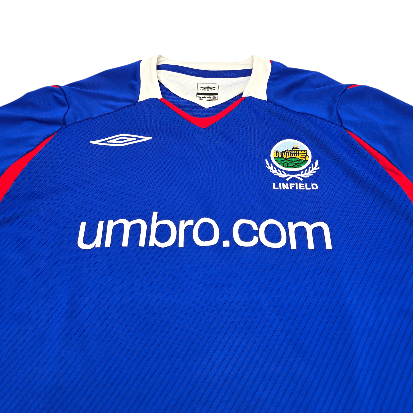 2008/09 Linfield Home Football Shirt (XL) Umbro #10 Carvill