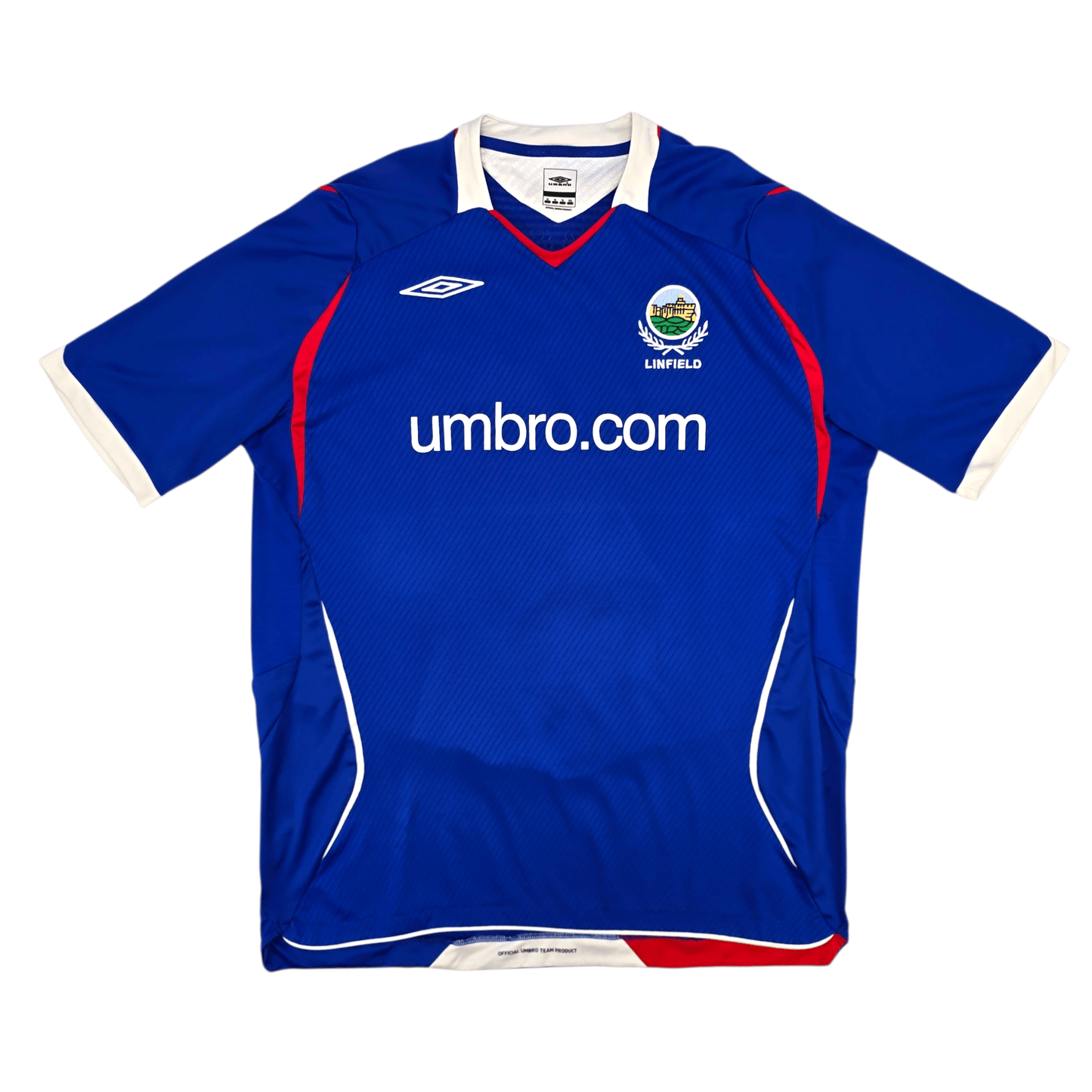 2008/09 Linfield Home Football Shirt (XL) Umbro #10 Carvill