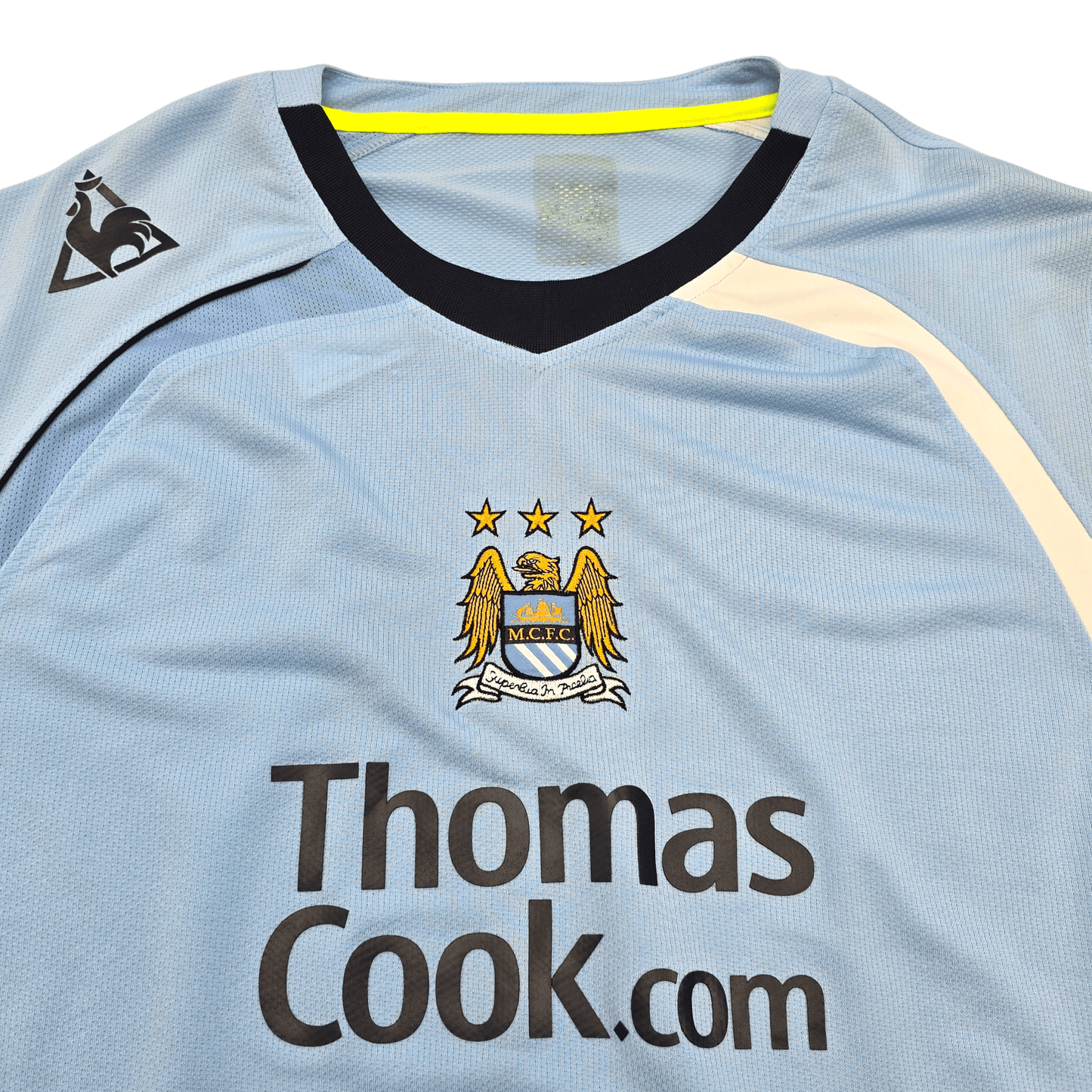 2008/09 Manchester City Home Football Shirt (2XL) Le Coq Sportif