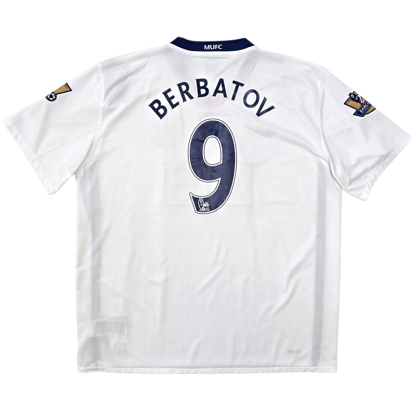 2008/09 Manchester United Away Football Shirt (2XL) Nike #9 Berbatov