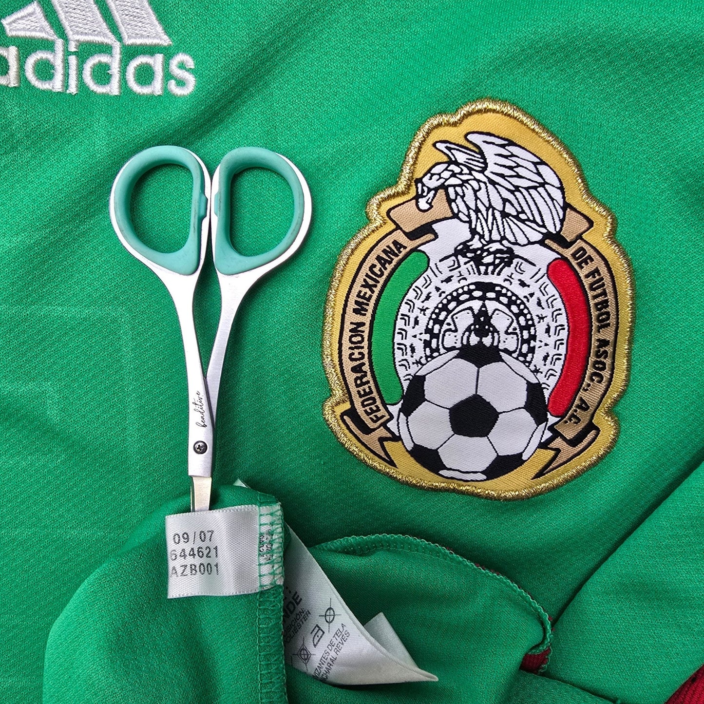 2008/09 Mexico Home Football Shirt (S) Adidas