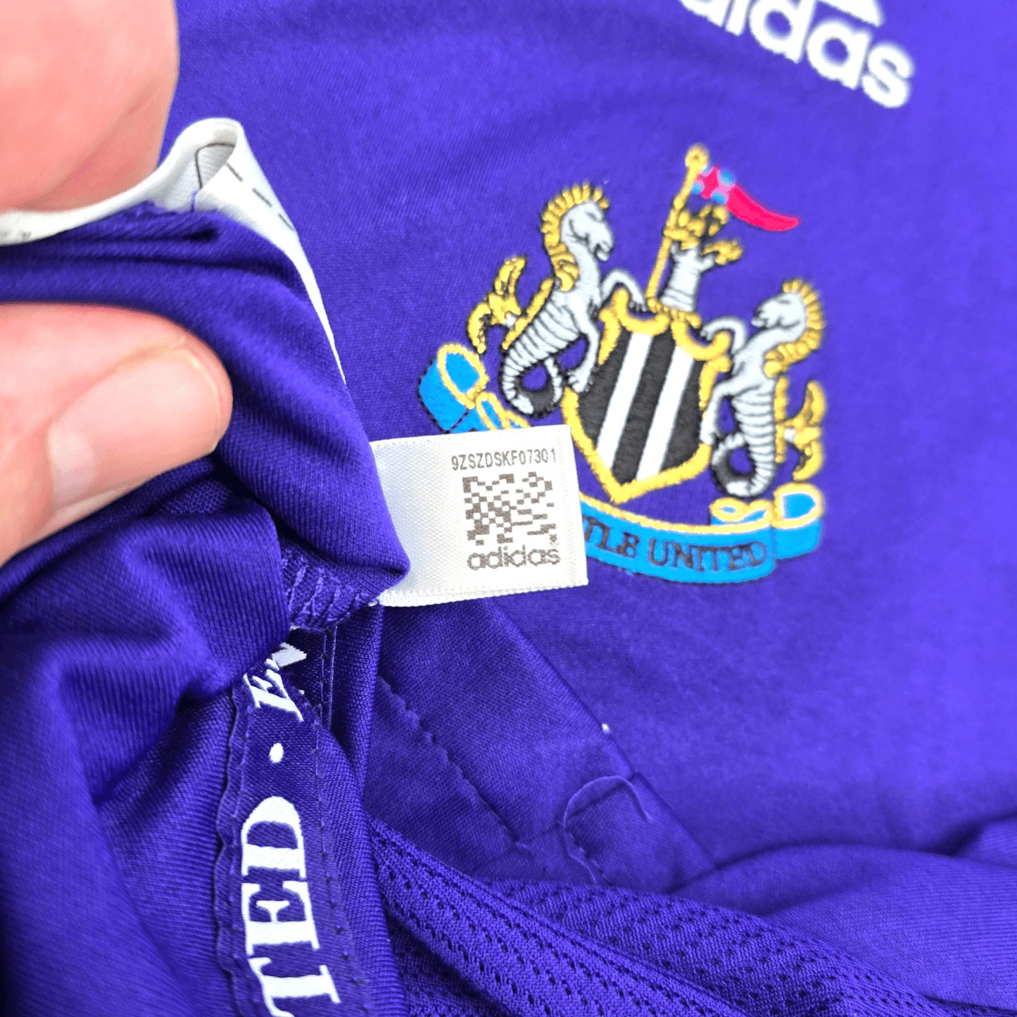 2008/09 Newcastle United Away Football Shirt (XL) Adidas #39 Carroll