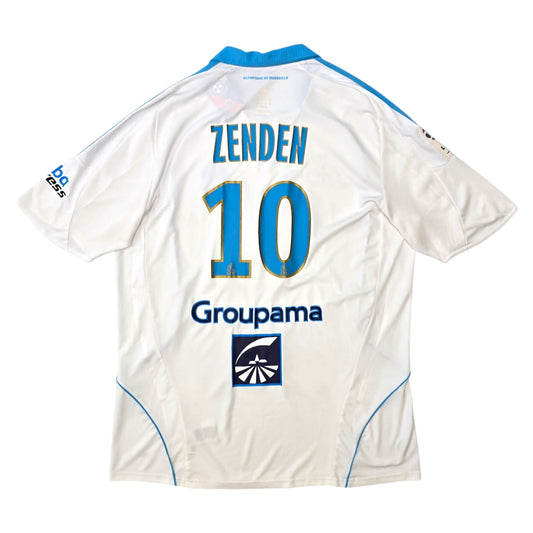 2008/09 Olympique Marseille Home Football Shirt (2XL) Adidas #10 Zenden