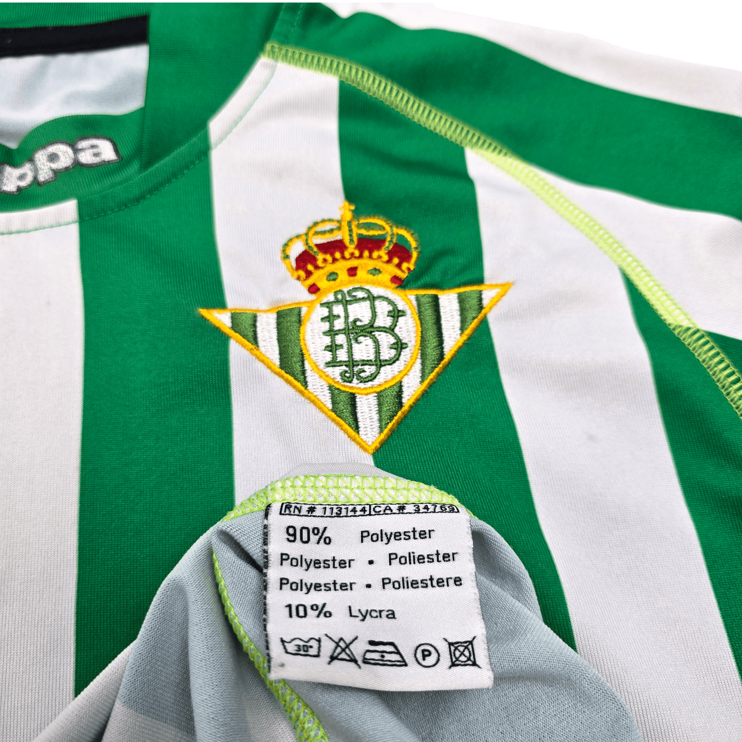 2008/09 Real Betis Home Football Shirt (L) Kappa