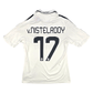 2008/09 Real Madrid Home Football Shirt (S) Adidas #17 V.Nistelrooy