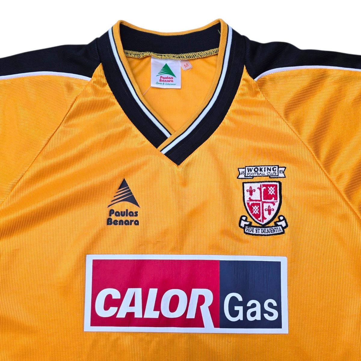 2008/09 Woking Goal Keeper Football Shirt (M) Paulas Benara