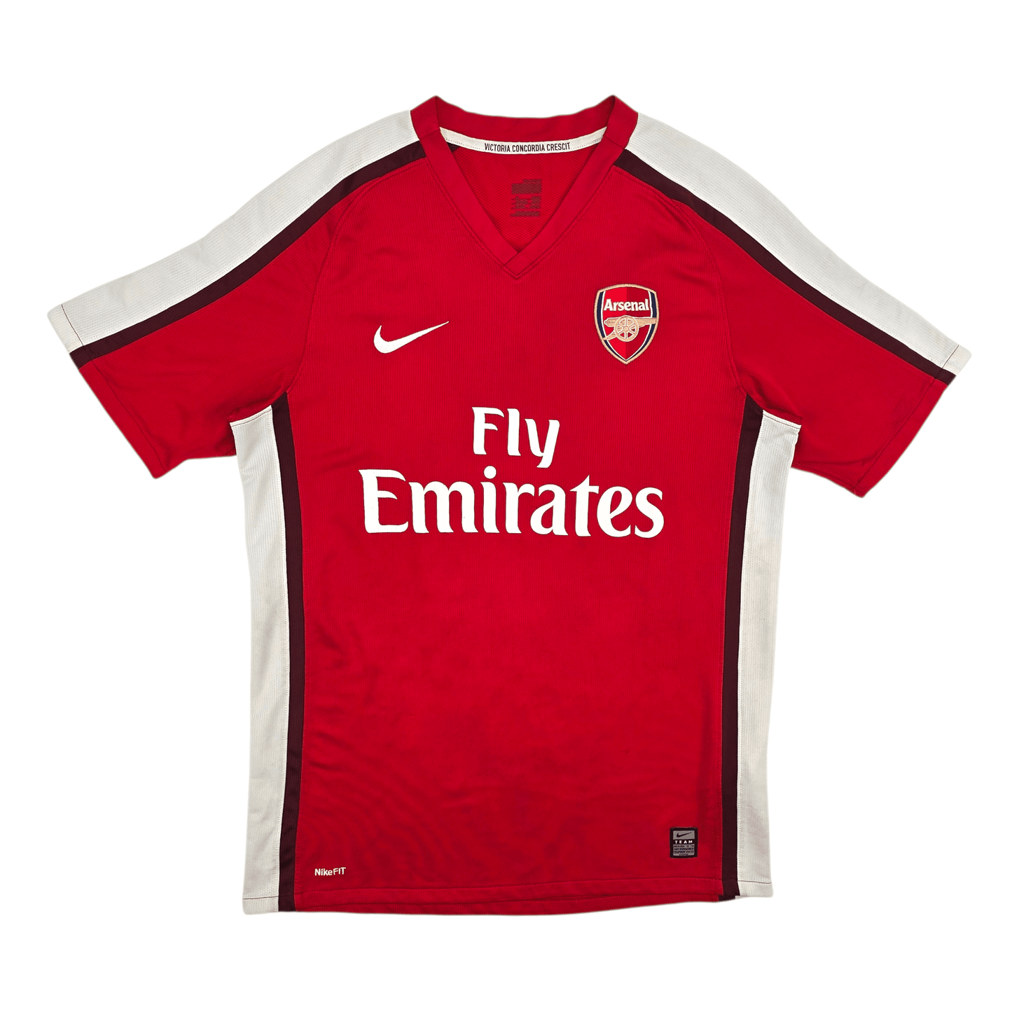 2008/10 Arsenal Home Football Shirt (M) Nike #4 Fabregas