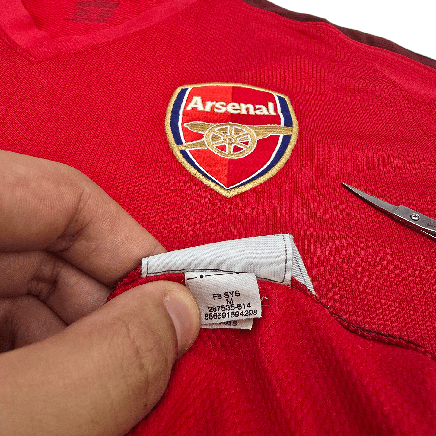 2008/10 Arsenal Home Football Shirt (M) Nike #4 Fabregas