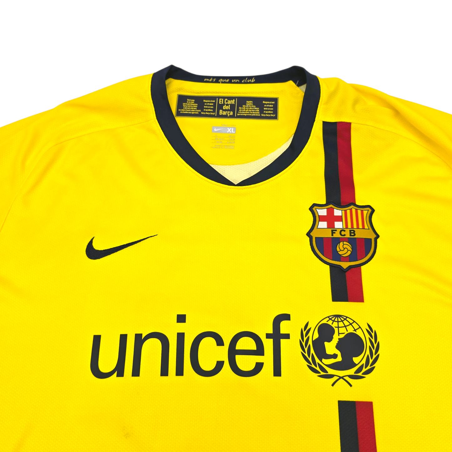2008/10 Barcelona Away Football Shirt (XL) Nike #10 Messi