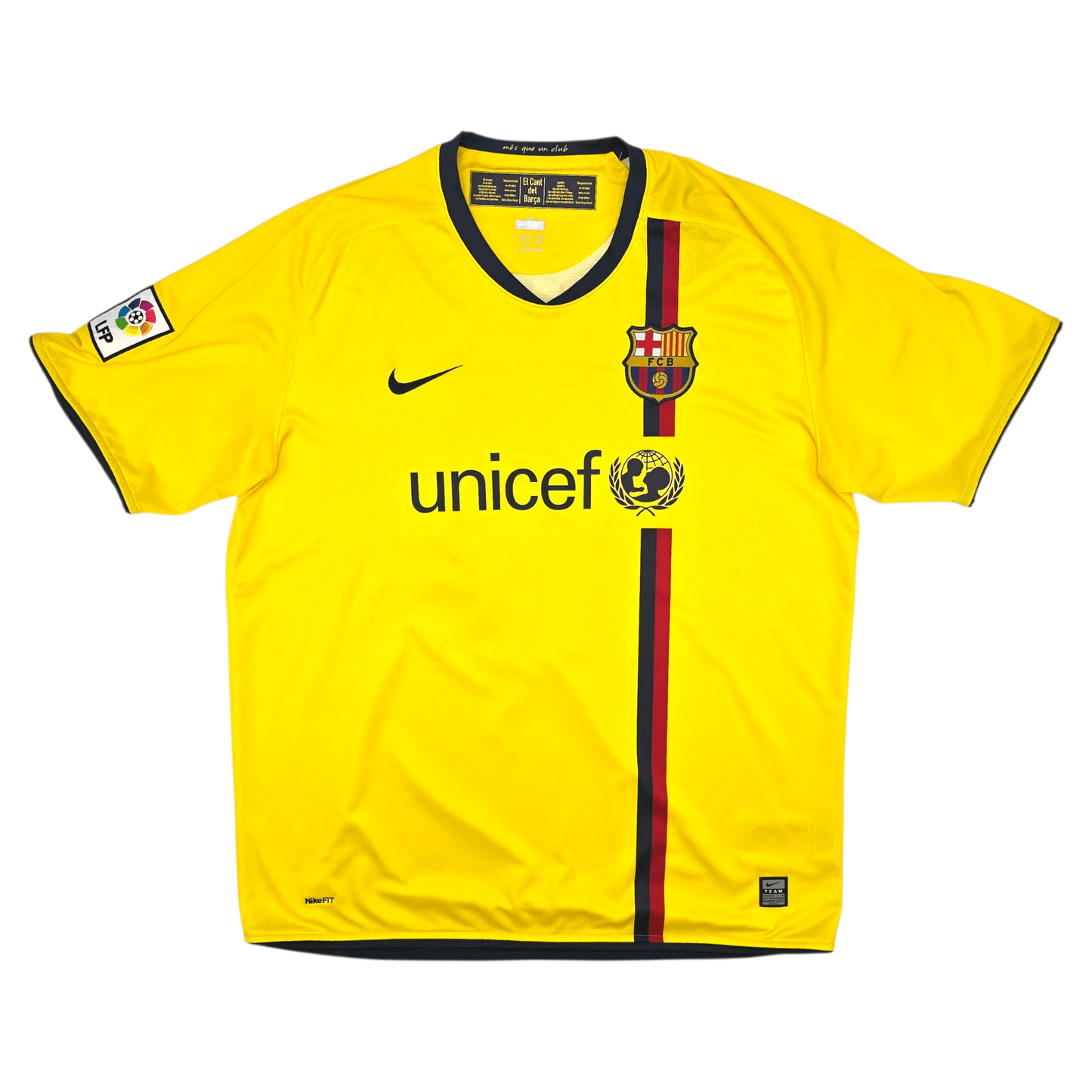 2008/10 Barcelona Away Football Shirt (XL) Nike #10 Messi