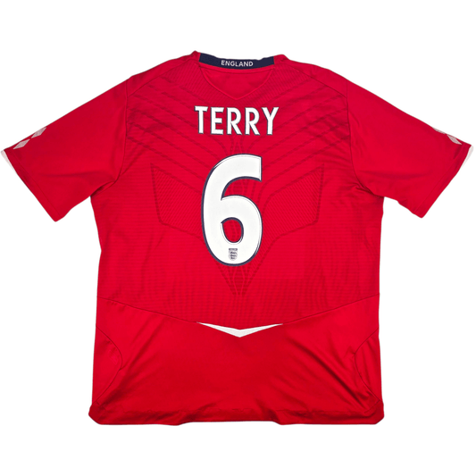 2008/10 England Away Football Shirt (2XL) Umbro #6 Terry