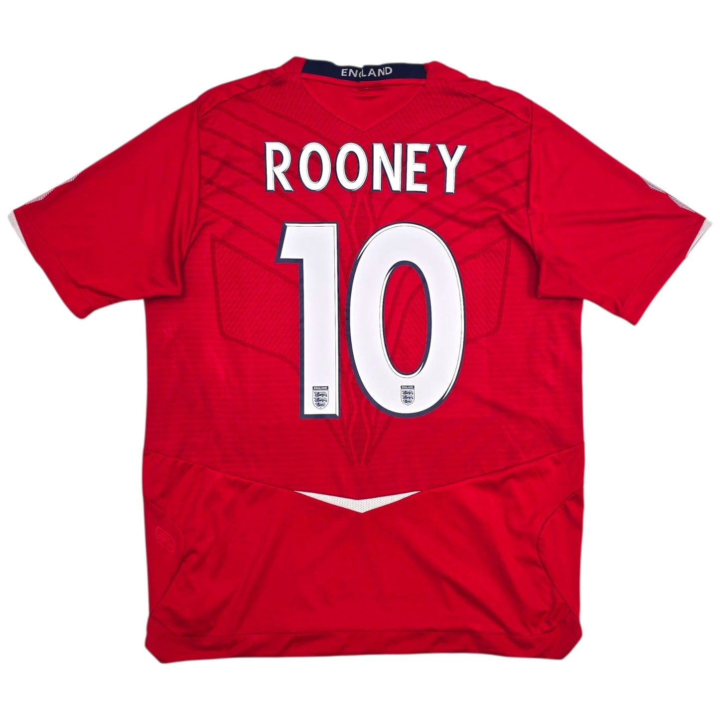 2008/10 England Away Football Shirt (L) Umbro #10 Rooney
