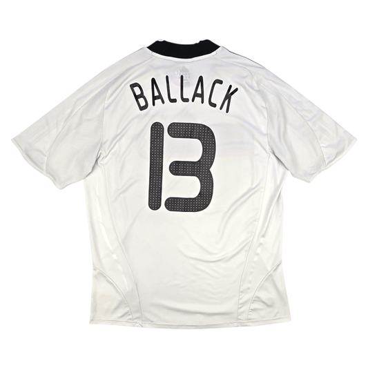 2008/10 Germany Home Football Shirt (XL) Adidas #13 Ballack