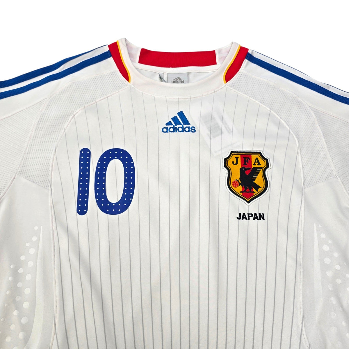 2008/10 Japan Away Football Shirt (M) Adidas #10 Nakamura