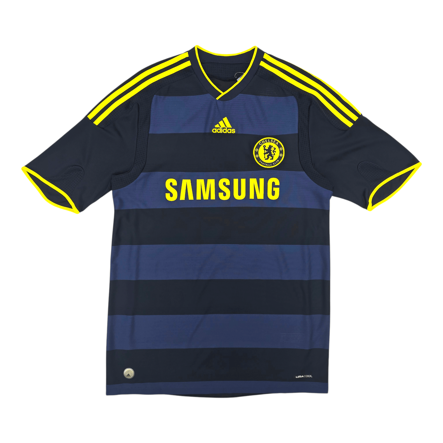 2009/10 Chelsea Away Football Shirt (M) Adidas #39 Anelka (Player Version)