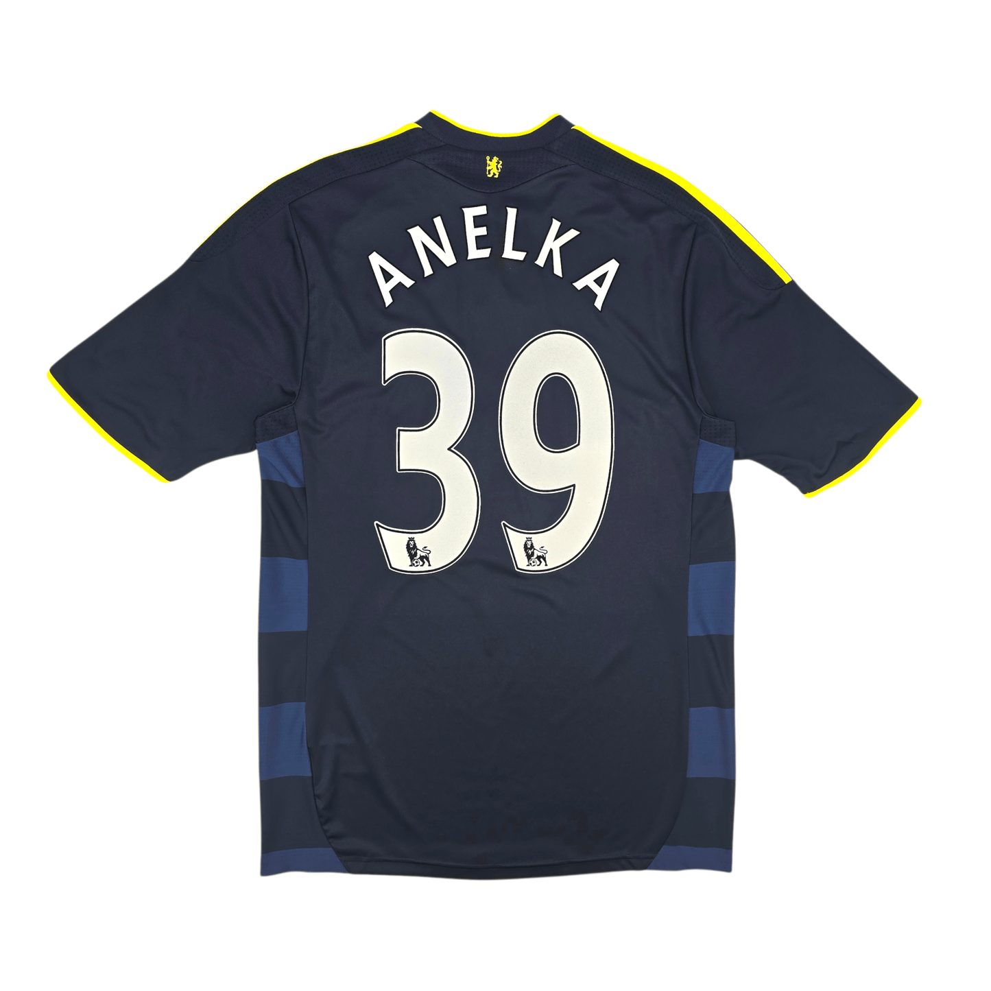 2009/10 Chelsea Away Football Shirt (M) Adidas #39 Anelka (Player Version)