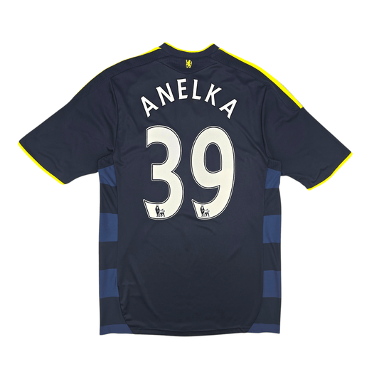2009/10 Chelsea Away Football Shirt (M) Adidas #39 Anelka (Player Version)