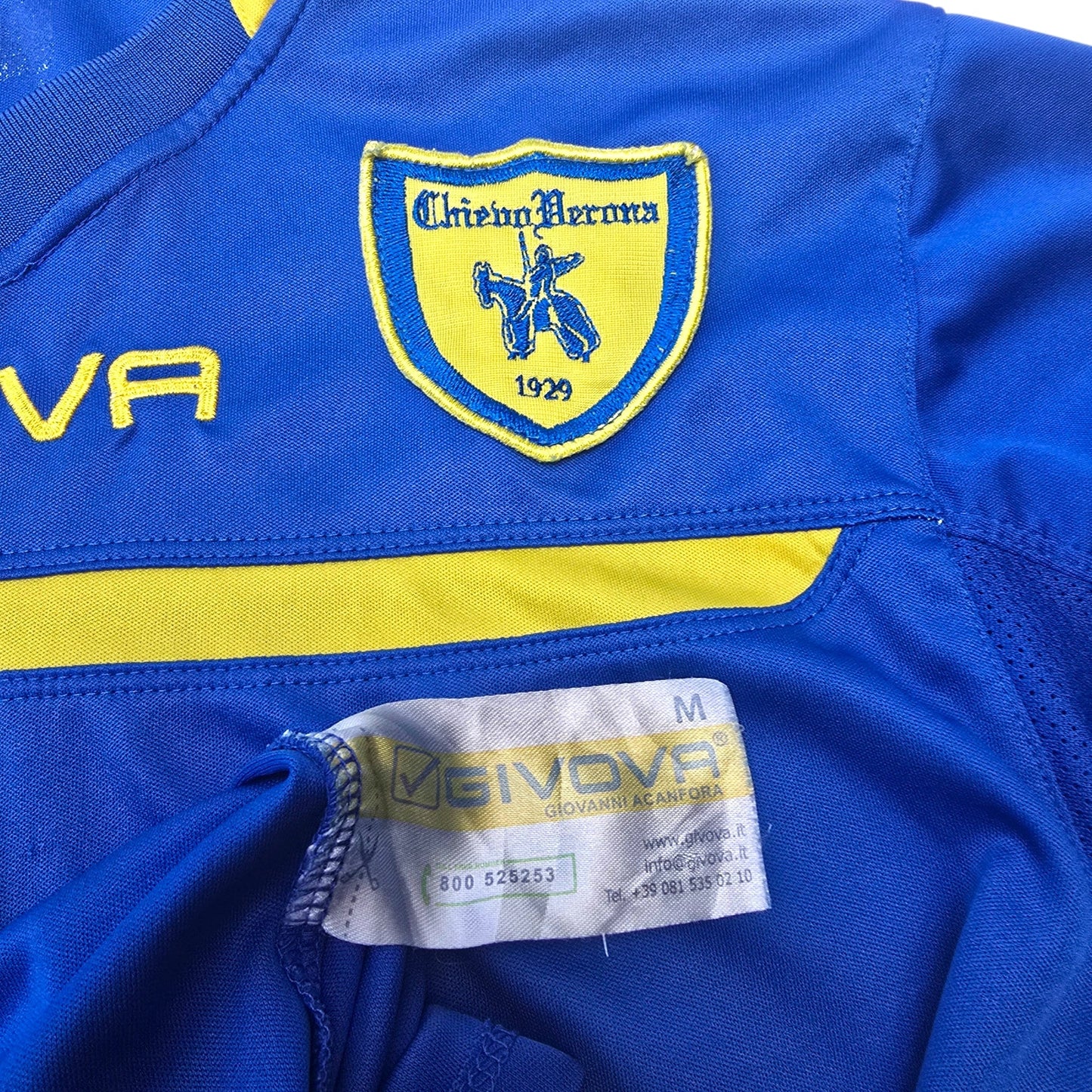 2009/10 Chievo Verona Training Shirt (M) Givova