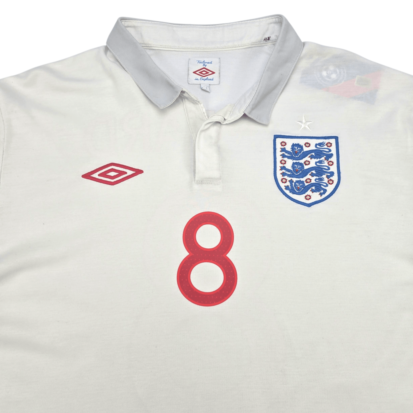 2009/10 England Home Football Shirt (L) Umbro #8 Lampard